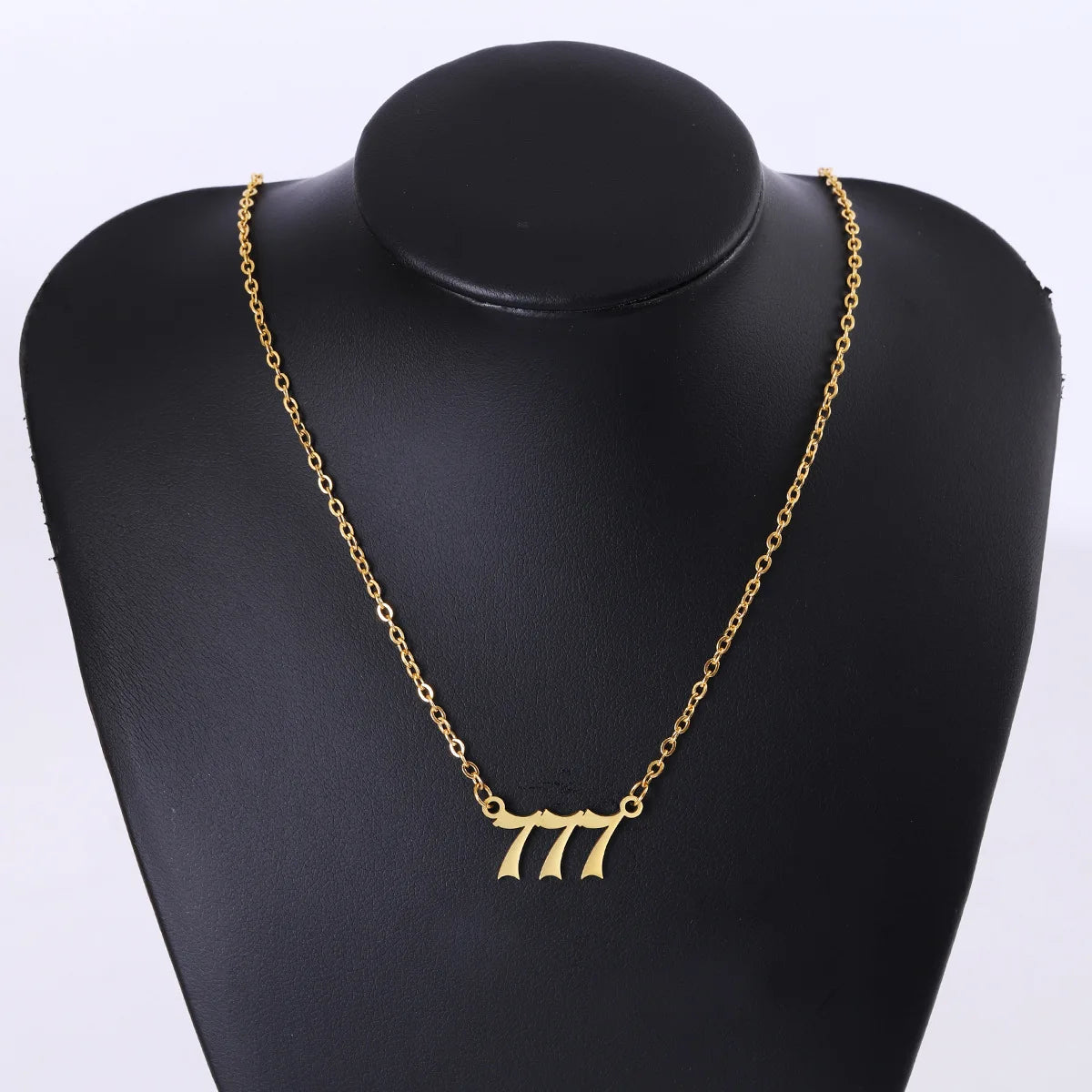Elevate Your Style with the Dazzling 18K Gold Plated Angel Number Necklace - A Lucky Charm Pendant for Both Men and Women